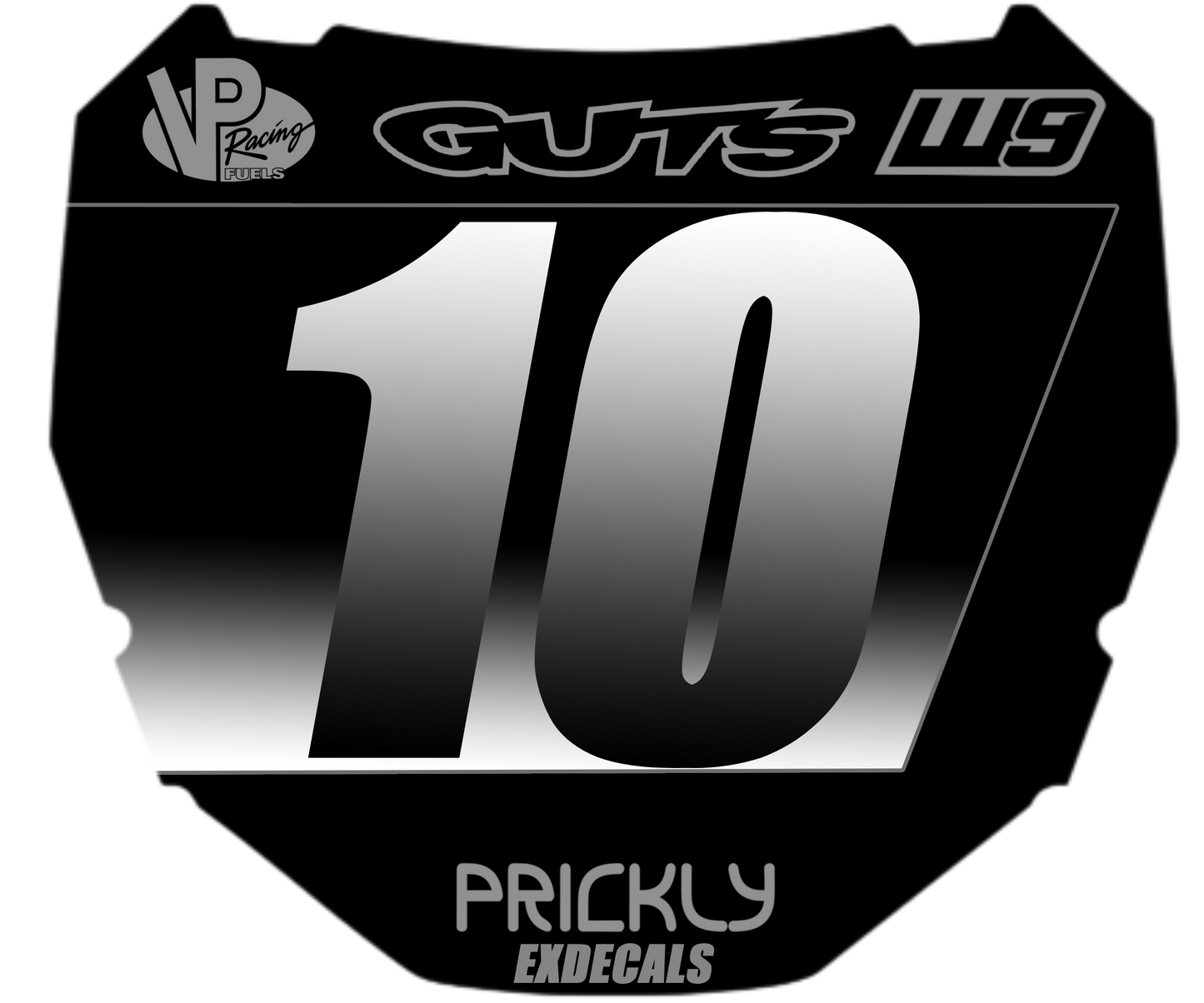 SPARKLE Odi plate decal holographic