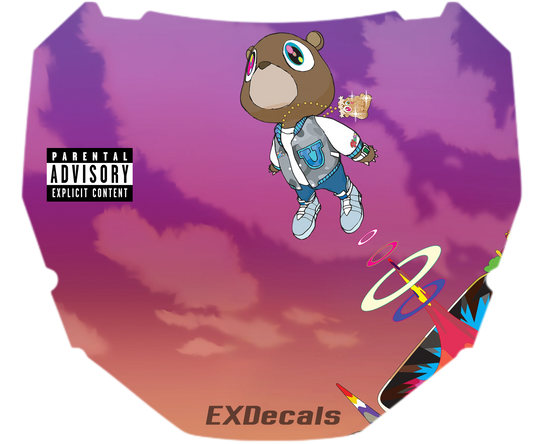 Limited edition graduation bear odi decal